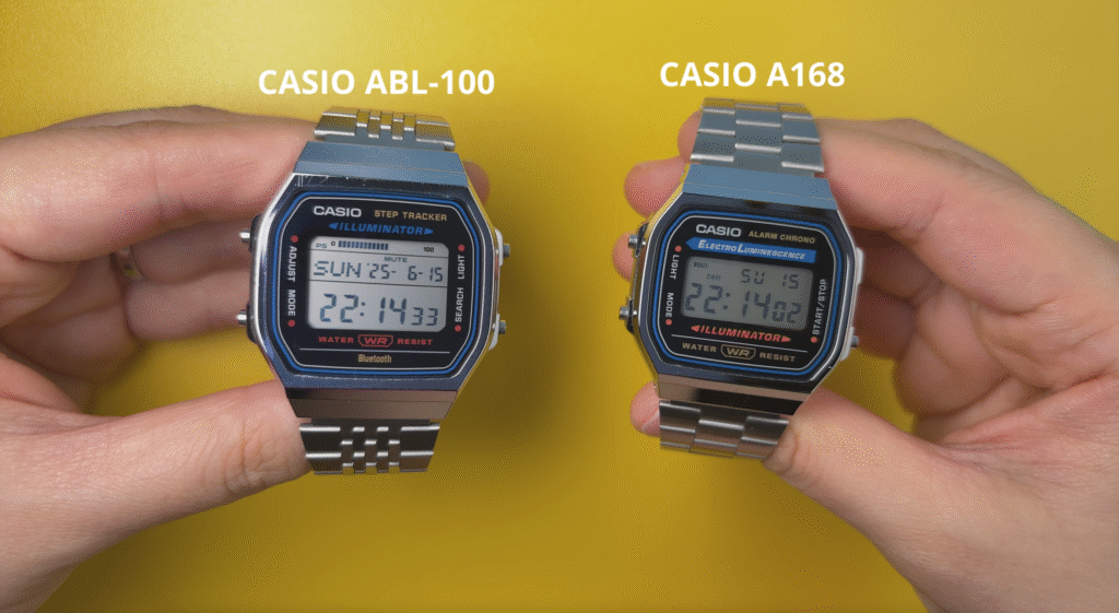 Casio ABL 100 vs Casio A168